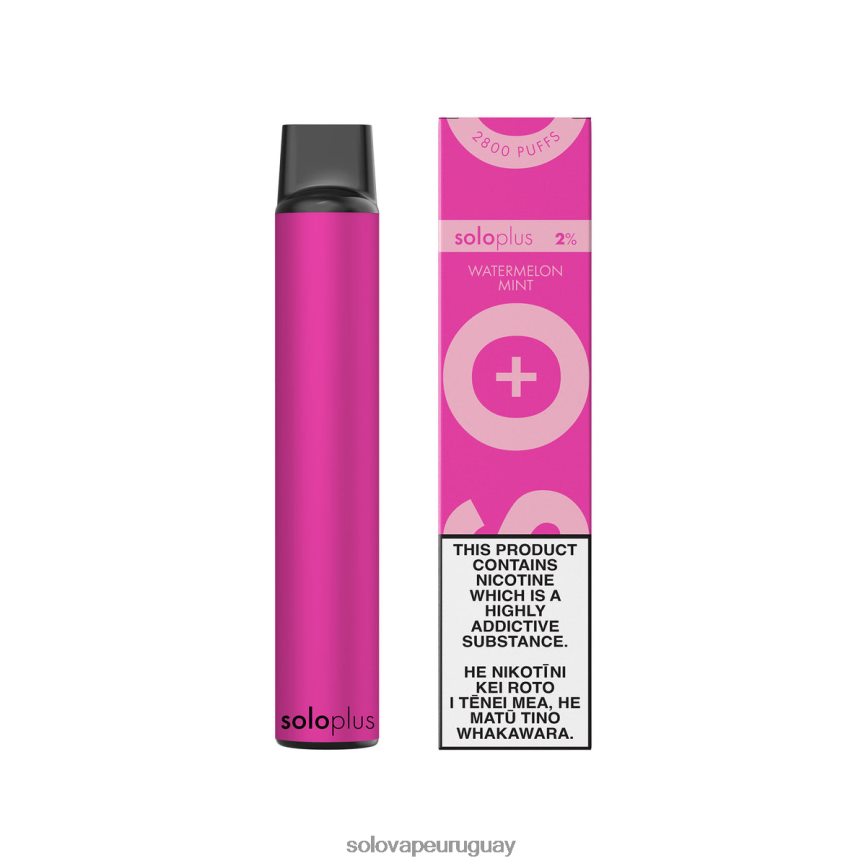Solo Plus vaporizador desechable sandia menta | Vape Solo Flavours BR48NP28